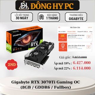  VGA card màn hình Gigabyte RTX 3070 Ti Gaming OC 8GB 2ND 
