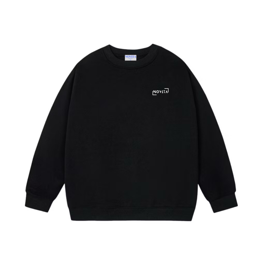 Áo Sweater NỈ LÔNG CÁO Novita From Rộng/ [novita]