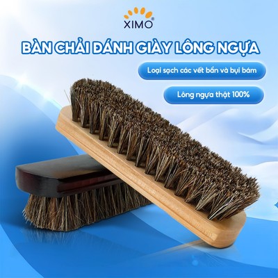 Bàn chải lông ngựa dành cho dân đánh giày XIMO chuyên dụng (XBCDG09)