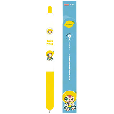 [HÀNG TẶNG KHÔNG BÁN] POP MART BABY MOLLY - Fruit Color Fragrance Series - Face Changing Pen (Lemon) Xin Đừng Đặt