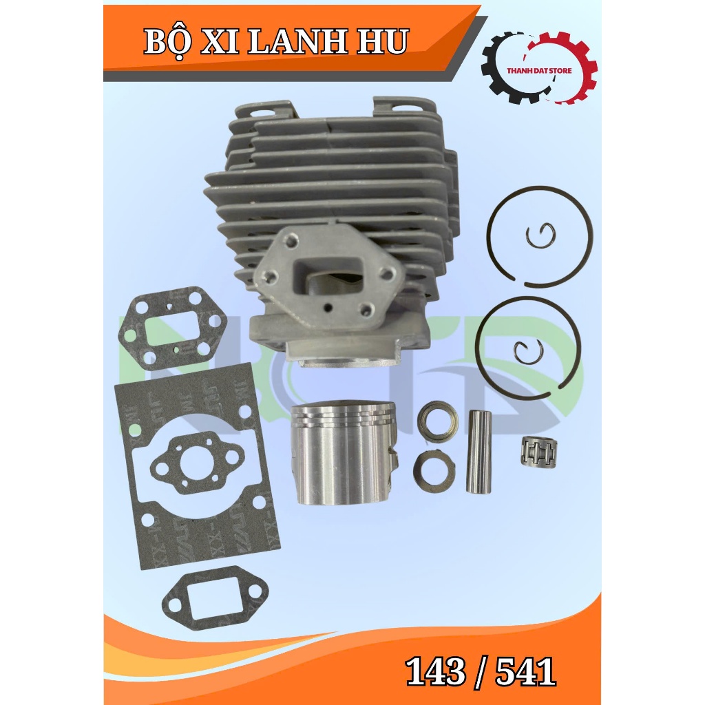 Bộ Nòng/ Bộ Hơi (Xi Lanh) Máy Cắt Cỏ HUSQVARNA 143/ 541 41mm