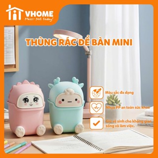  Thùng Rác Mini Dino cho Bàn Làm Việc Dễ Thương - Nhựa Vĩ Hưng 
