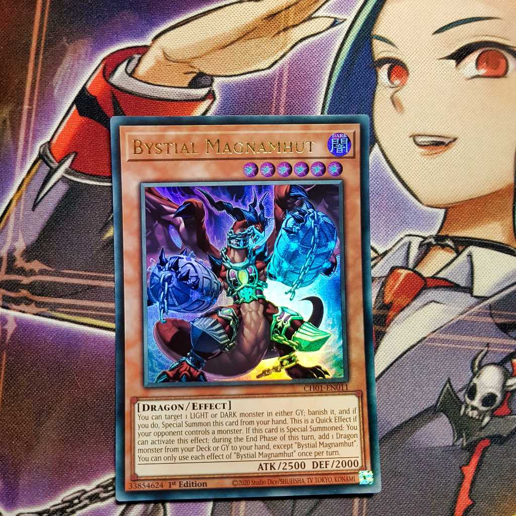 Thẻ bài Yugioh chính hãng | Bystial Magnamhut | CH01 Ultra Rare