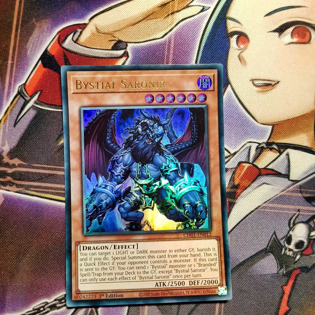 Thẻ bài Yugioh chính hãng | Bystial Saronir | CH01 Ultra Rare