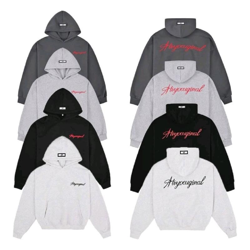 Áo Khoác Nam Nữ, Áo Khoác Hoodie Thêu Chữ Phối Thêu Ngực Cao Cấp Chất Nỉ Dày Dặn Chuẩn From Dáng Form BOXY size 35-75 kg