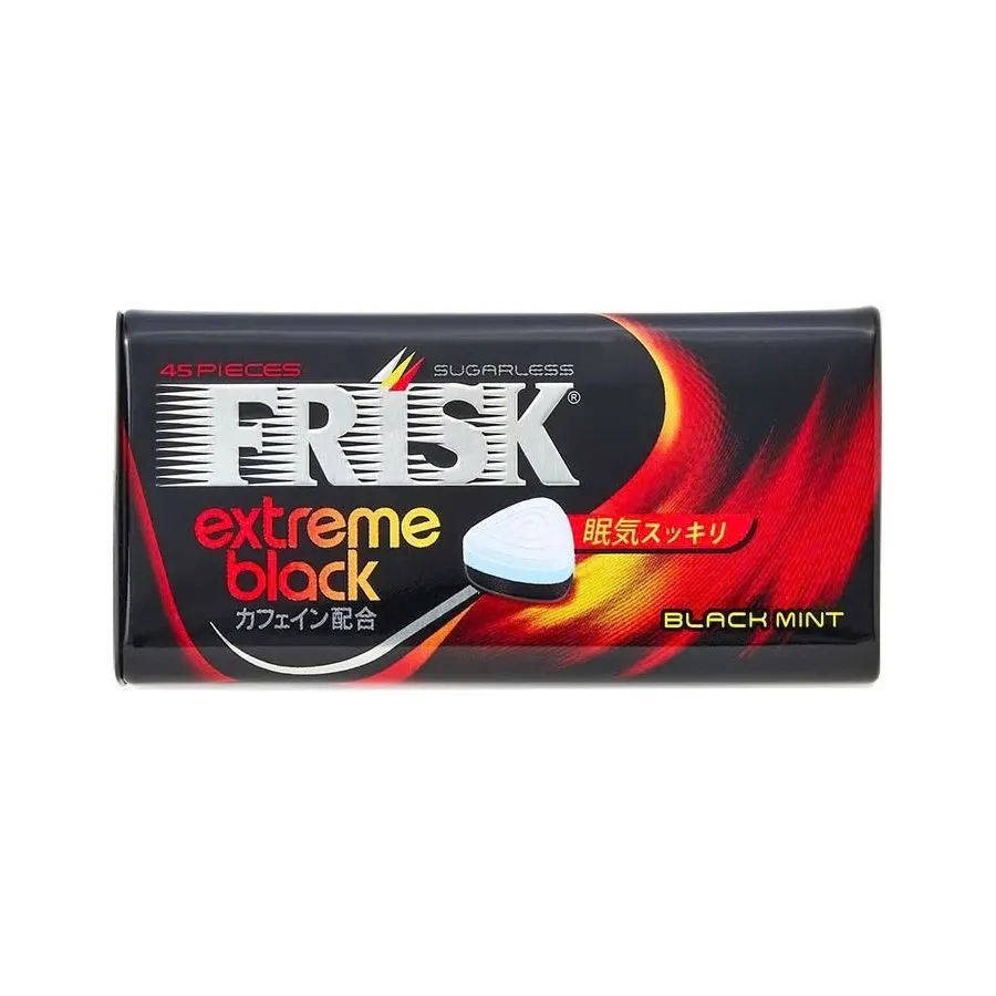 Kẹo Frisk Extreme Black Mint Đen Bạc Hà - Hộp 45 Viên