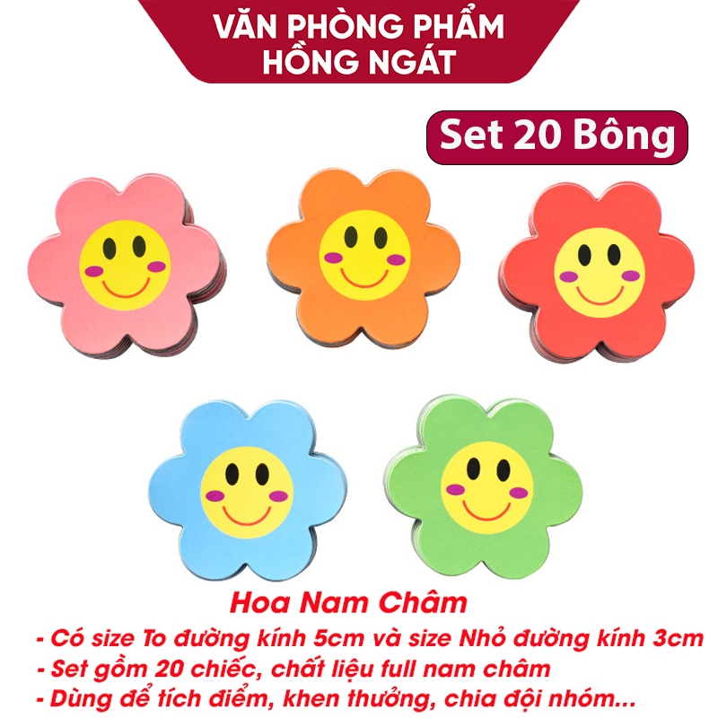 Hoa nam châm tích điểm khen thưởng đồ dùng giáo cụ dạy học trong học tập của giáo viên tiếng anh GC14