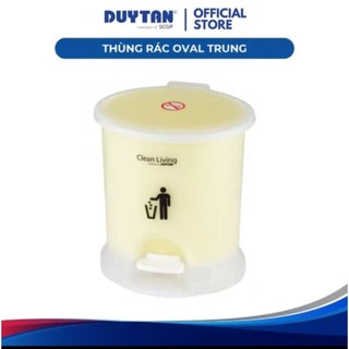 Thùng rác Oval nhựa Duy Tân cao cấp, thùng rác đạp chân, thùng rác có nắp đậy nhiều size, thùng rác có ruột