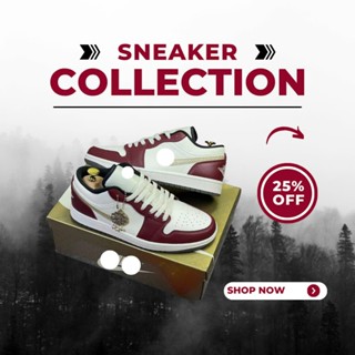 Giày _JD1 Rồng Đỏ, Giày Thể Thao Nam Nữ JD Rồng Đỏ Phong Cách Basic Hot Trend Giới Trẻ Hiện Nay