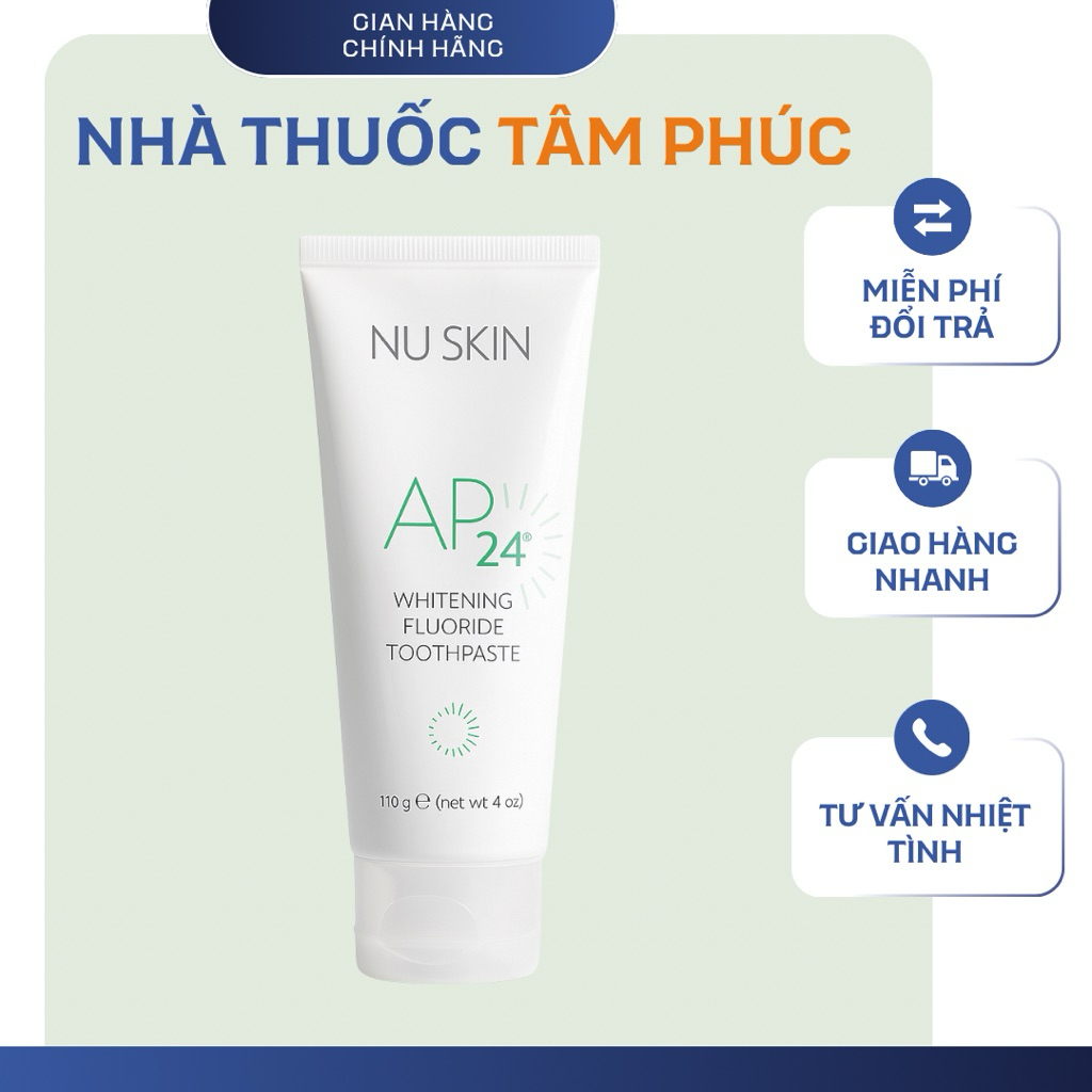 [CHÍNH HÃNG] KEM ĐÁNH RĂNG AP24 NUSKIN GIÚP TRẮNG RĂNG