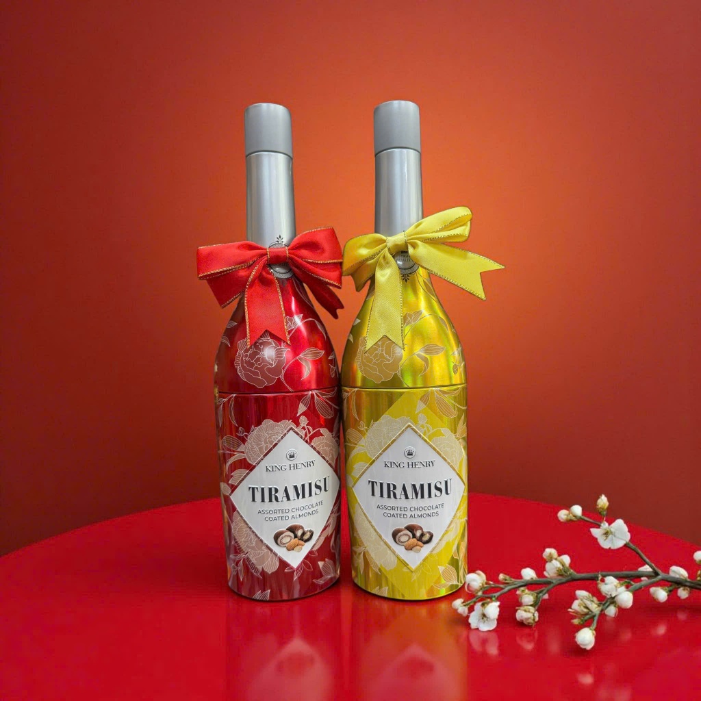 Socola King Henry Tiramisu  Thập Cẩm HT Chai Rượu 110g