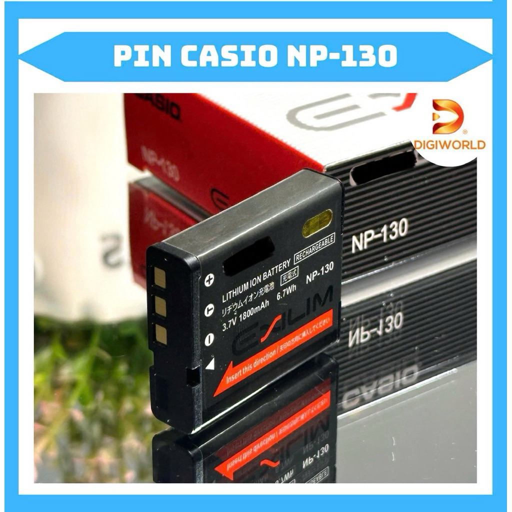 Pin Casio NP-130A dùng cho EX-ZR100, EX-ZR200, EX-ZR300, EX-ZR400, EX-ZR410, EX-ZR500, EX-ZR700, EX-