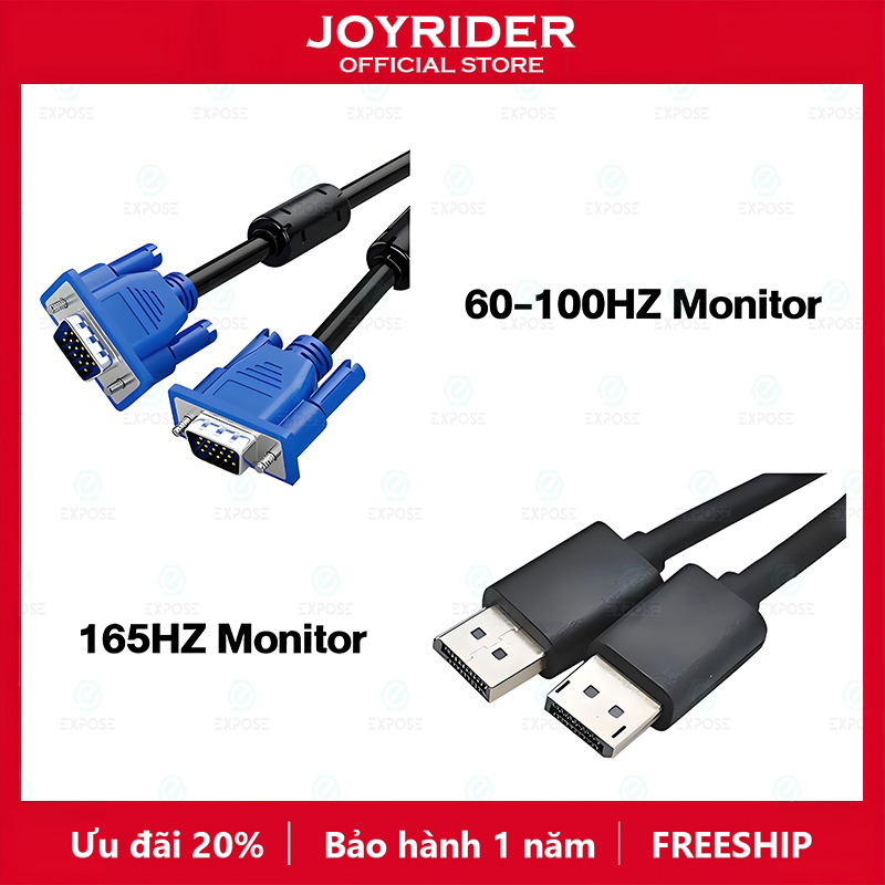 JOYRIDER màn hình PC Dây kết nối VGA/HDMI | BigBuy360 - bigbuy360.vn