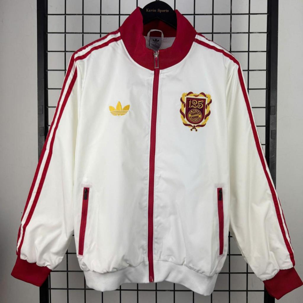 Áo Khoác - Bayern Munich - Năm 125Th  - Trắng