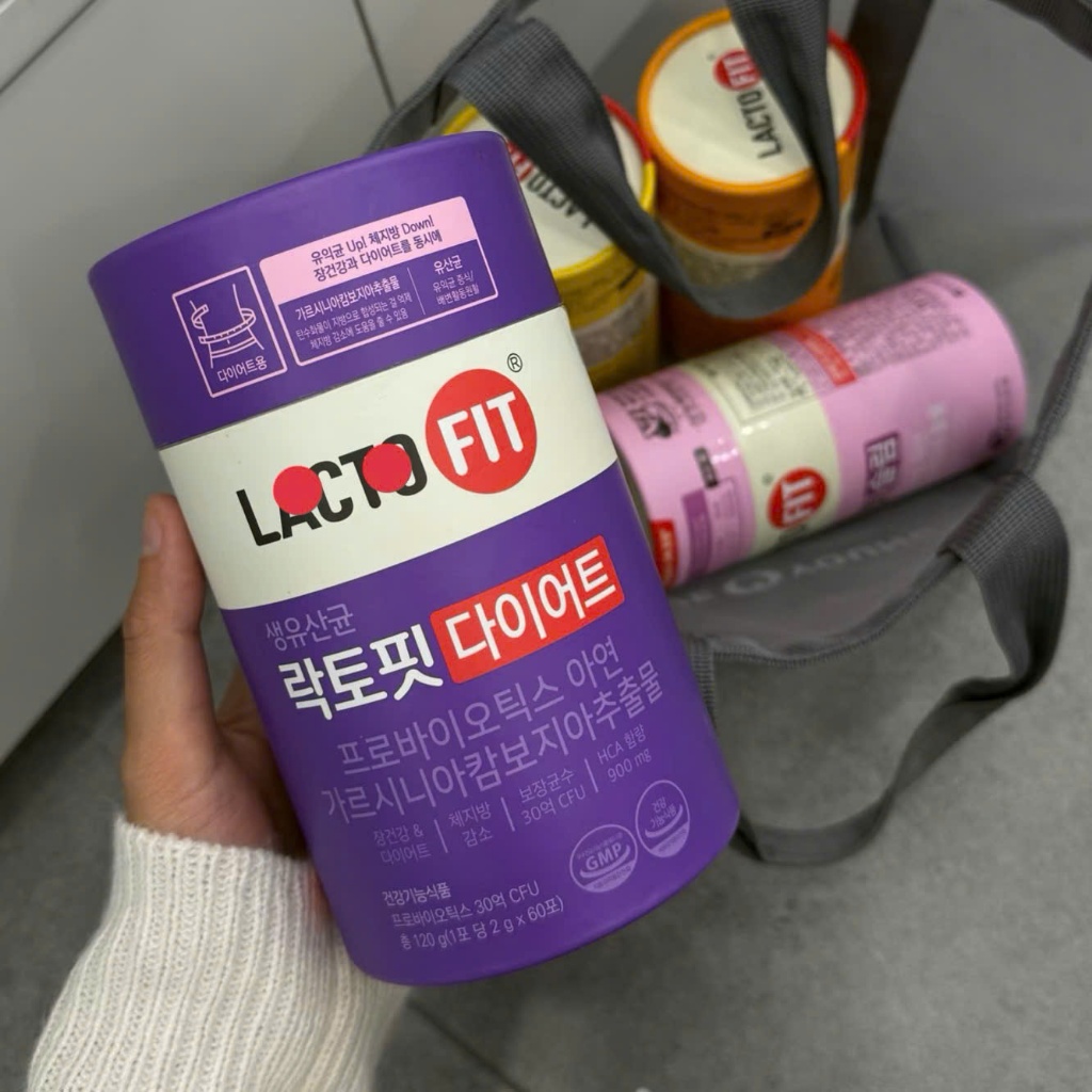 Có sẵn - Lacto Tím đậm 60 gói