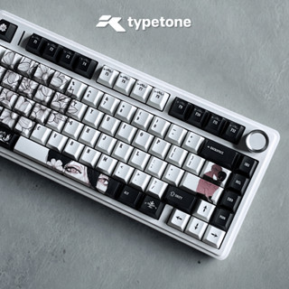  Reze's Flower | Keycap PBT Dye-Sub | Keycap Bàn Phím Cơ Chainsaw Man Tối Giản | 142 Nút Cherry Profile 