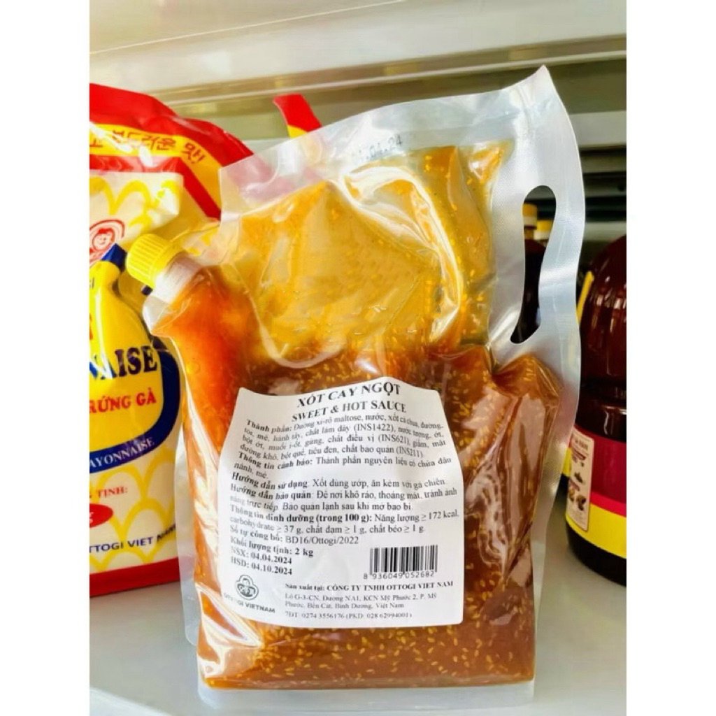 Sốt Hot & Sweet ( Sốt cay ngọt) đa năng Ottogi - 2 Kg