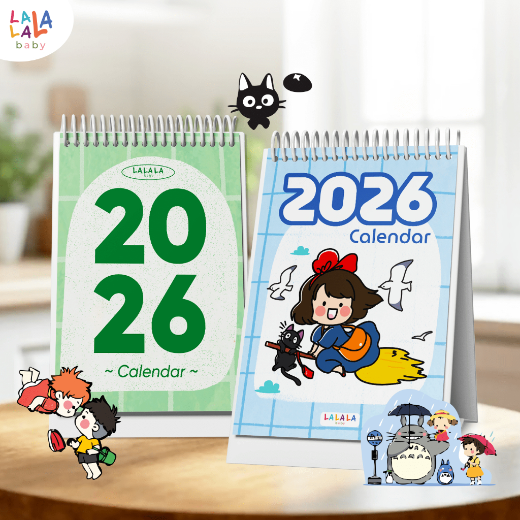 [Có lịch âm] Lịch Để Bàn Mini 2026 Capybara Có Lịch Âm Nhắc Việc Tiện Lợi Calendar Phong Cách Basic