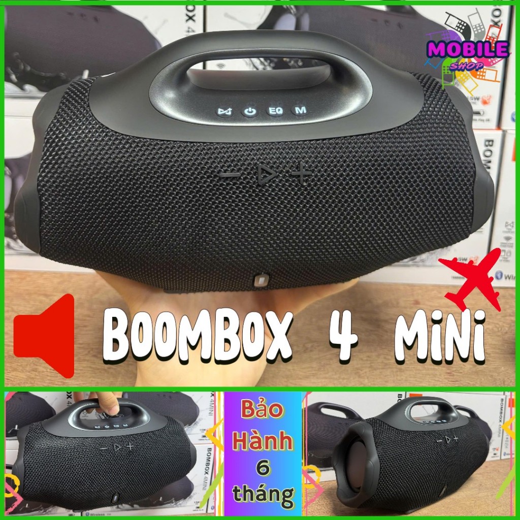 LOA BOOMBOX 4 MINI – NHỎ GỌN MÀ CỰC MẠNH