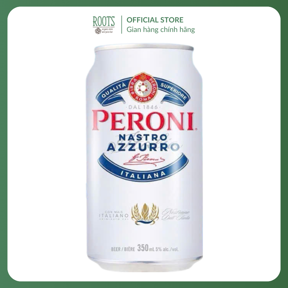 (Ship hỏa tốc) PERONI - Bia Ý, Nastro Azzurro Italiana Beer, 5% (350ml)