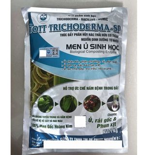 Trichoderma gói 1kg ,TOTT'S FERTILIZER nấm đối kháng Trichoderma