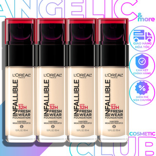  Kem Nền Loreal Infallible Foundation SPF25 Vitamin C Kem Nền Bền Màu Che Phủ Cao Chống Nắng. 