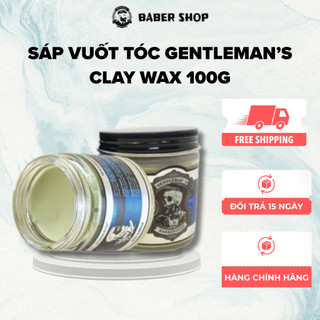  Sáp Vuốt Tóc Gentleman’s Clay Wax 100g – Giữ Nếp Cực Tốt Không Bết Mùi Thơm Nam Tính 