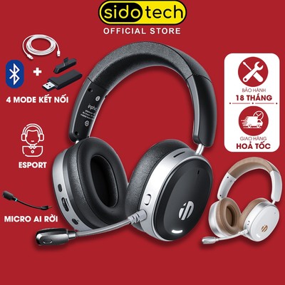 Tai nghe bluetooth chụp tai không dây SIDOTECH INPHIC H9 gaming headphone 4 mode có mic chống ồn pc