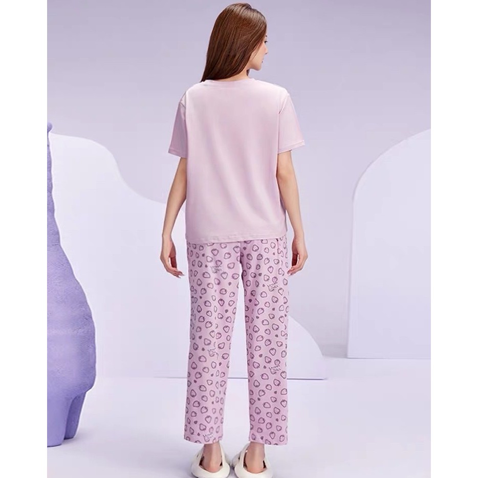 Đồ bộ nữ mặc nhà ( TNQD - DÂU TÍM ) thời trang mới nhất - Chất liệu Thun Cotton | BigBuy360 - bigbuy360.vn