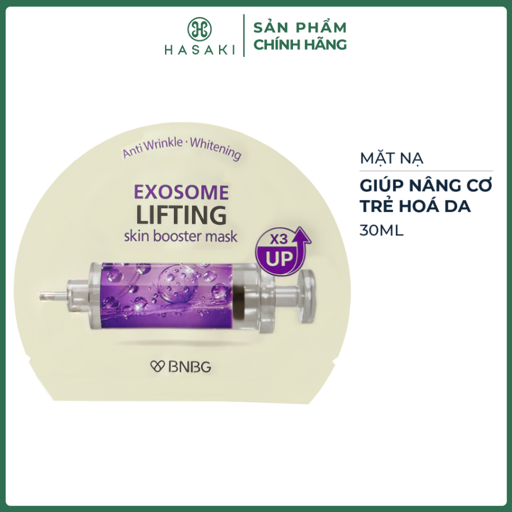 [QUÀ TẶNG KHÔNG BÁN] Mặt Nạ BNBG Exosome Nâng Cơ, Trẻ Hoá Da 30ml Exosome Lifting Skin Booster Mask 