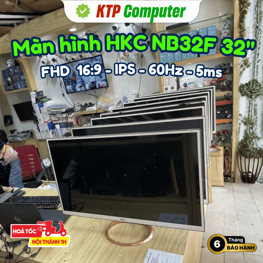 Màn hình HKC NB32F (32inch -  FHD 16:9 - IPS - 60Hz - 5ms) KTP Computer