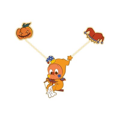 [HÀNG TẶNG KHÔNG BÁN] POP MAR] Halloween - Why So Serious - TwinkleTwinkle Collar Buttons Xin Đừng Đặt