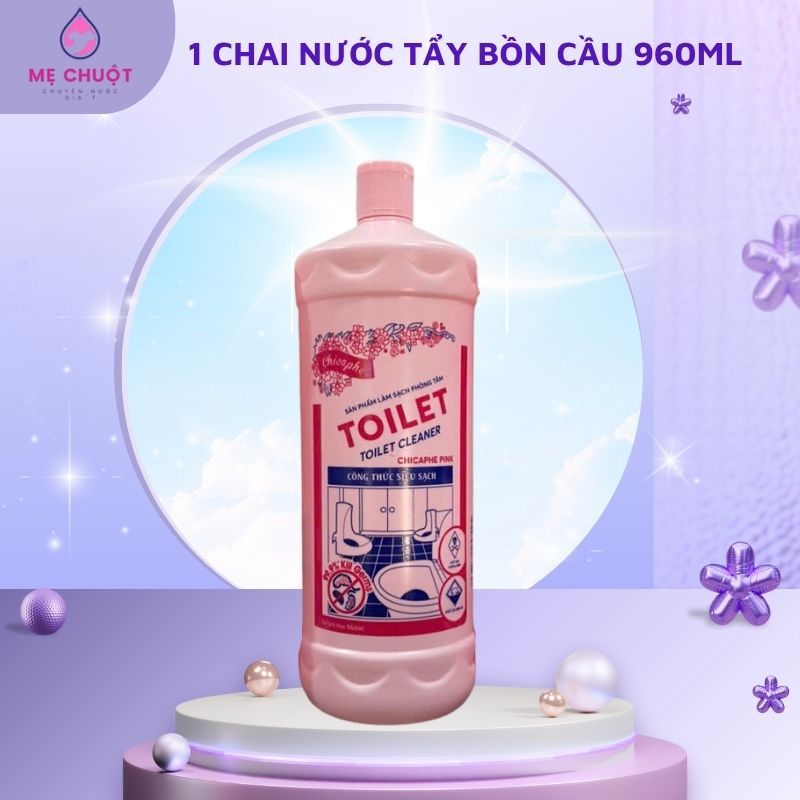 Tẩy Bồn Cầu 960ml Diệt Khuẩn Đến 99,9% Đánh Bay Vết Ố Vàng