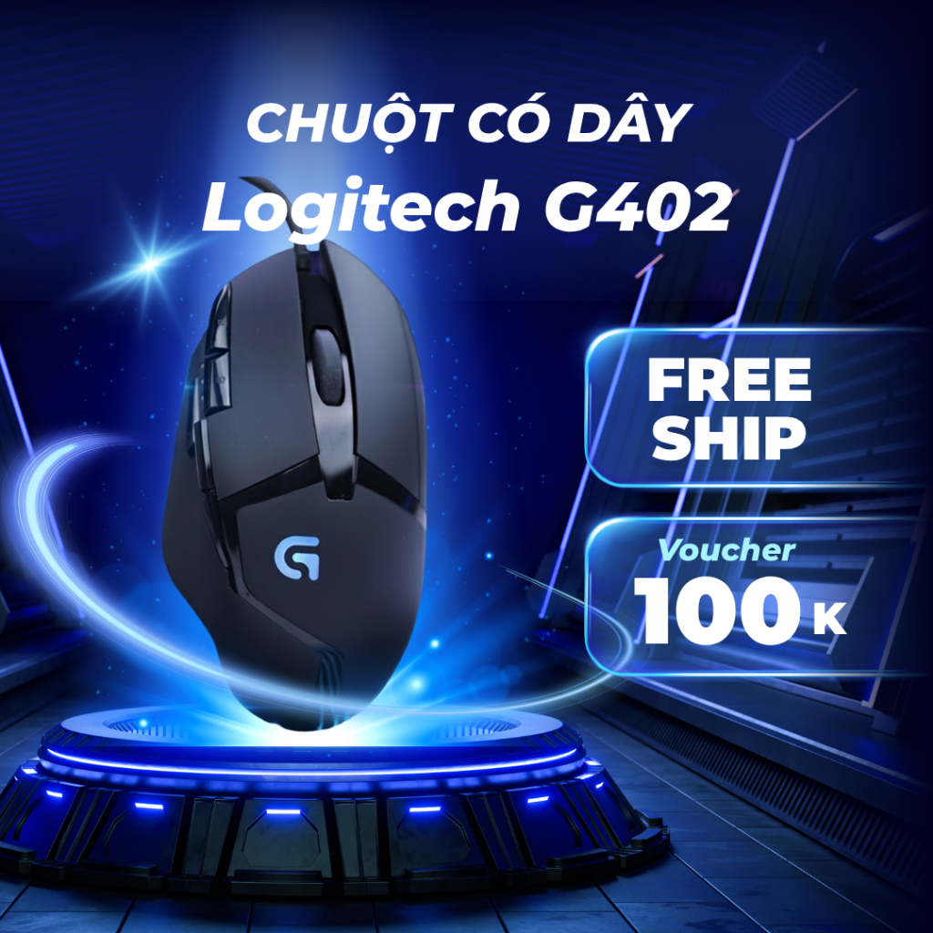 🔥 LOGITECH G402 HYPERION FURY – CHUỘT GAMING FPS HUYỀN THOẠI 🔥