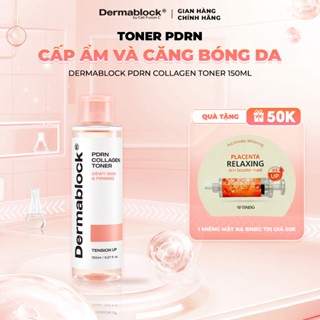    TẶNG 1 MASK BNBG   Toner PDRN cấp ẩm và căng bóng da Dermablock PDRN Collagen Toner 150ml 