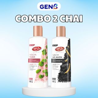  COMBO 2 Chai Sữa Tắm Lifebuoy Mini Size 100g - Sữa Tắm Than Tre Muối Hồng Thiên Nhiên Sạch Sâu-GenB 