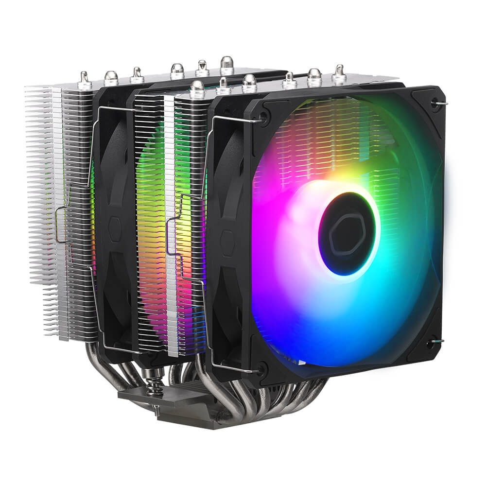 Tản nhiệt khí Cooler Master Hyper 620S ARGB 6HP Dual Tower - LGA1700/ LGA1851/ AM4/AM5
