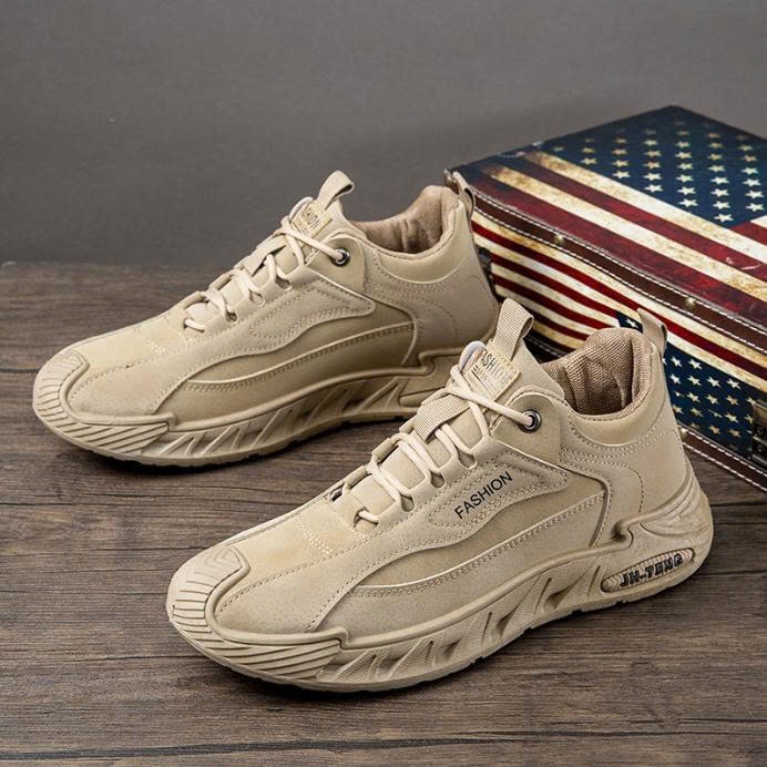 Giày Nam Thể Thao JH-TENG, Giày Sneaker Da PU Cao Cấp