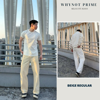  Quần Jean Kaki Nam Ống Suông Đứng Màu Be WN PRIME Quần Bò Nam Nữ Form Suông Rộng Có BigSize 