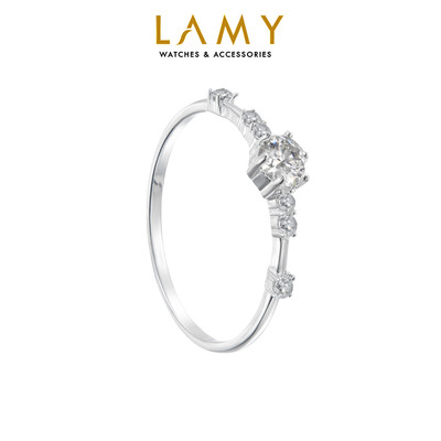 Nhẫn bạc nữ LAMY Snow Princess Silver Ring 8098