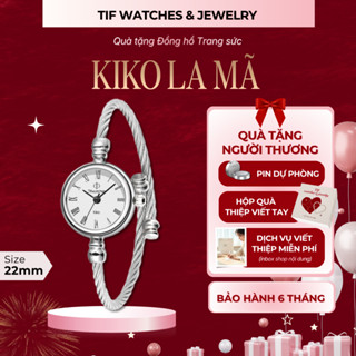  Đồng hồ vòng tay nữ KIKO Tif Watches kim loại thiết kế thanh lịch làm quà tặng kiểu dáng độc lạ size 22mm 