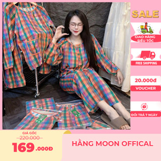  Đồ Mặc Nhà Set Bộ Dài TOLE Áo CỔ TRÒN Tay Dài Có TÚI VIỀN Form Rộng Trẻ Trung Chất Mát Mềm Mịn Dễ Mặc 45 - 85Kg 