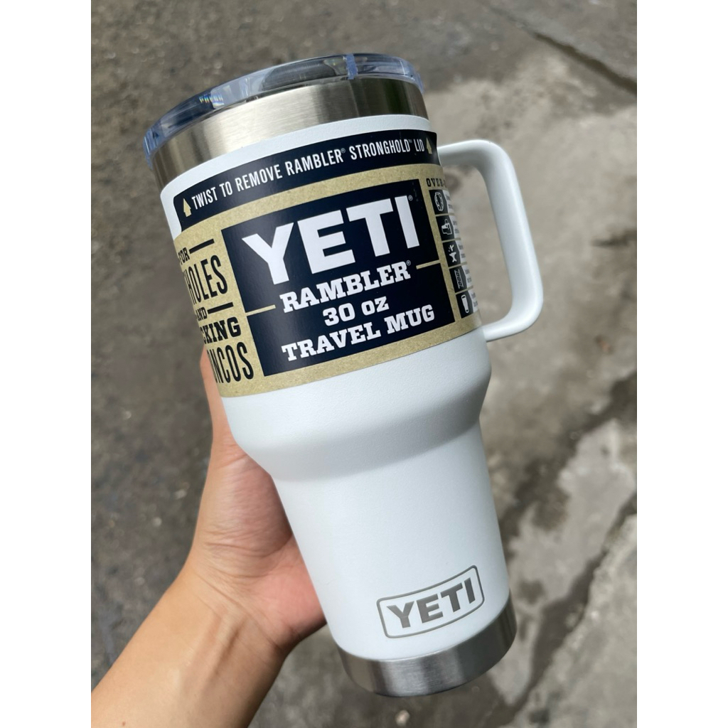 Cốc yeti 30oz Travel Mug White ( Authentic )