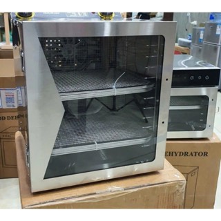 (BH 12 tháng)Máy sấy hoa quả DEHYDRATO loại Cơ (Nút vặn) 6 - 12 tầng(khay), nhiệt độ 40-90 độ C, chất liệu Inox 304