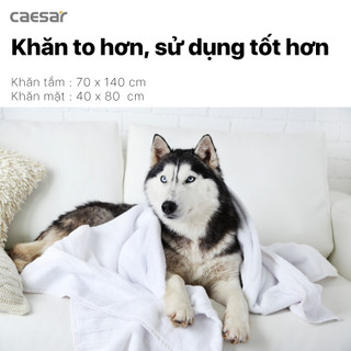 khăn tắm và khăn mặt Caesar