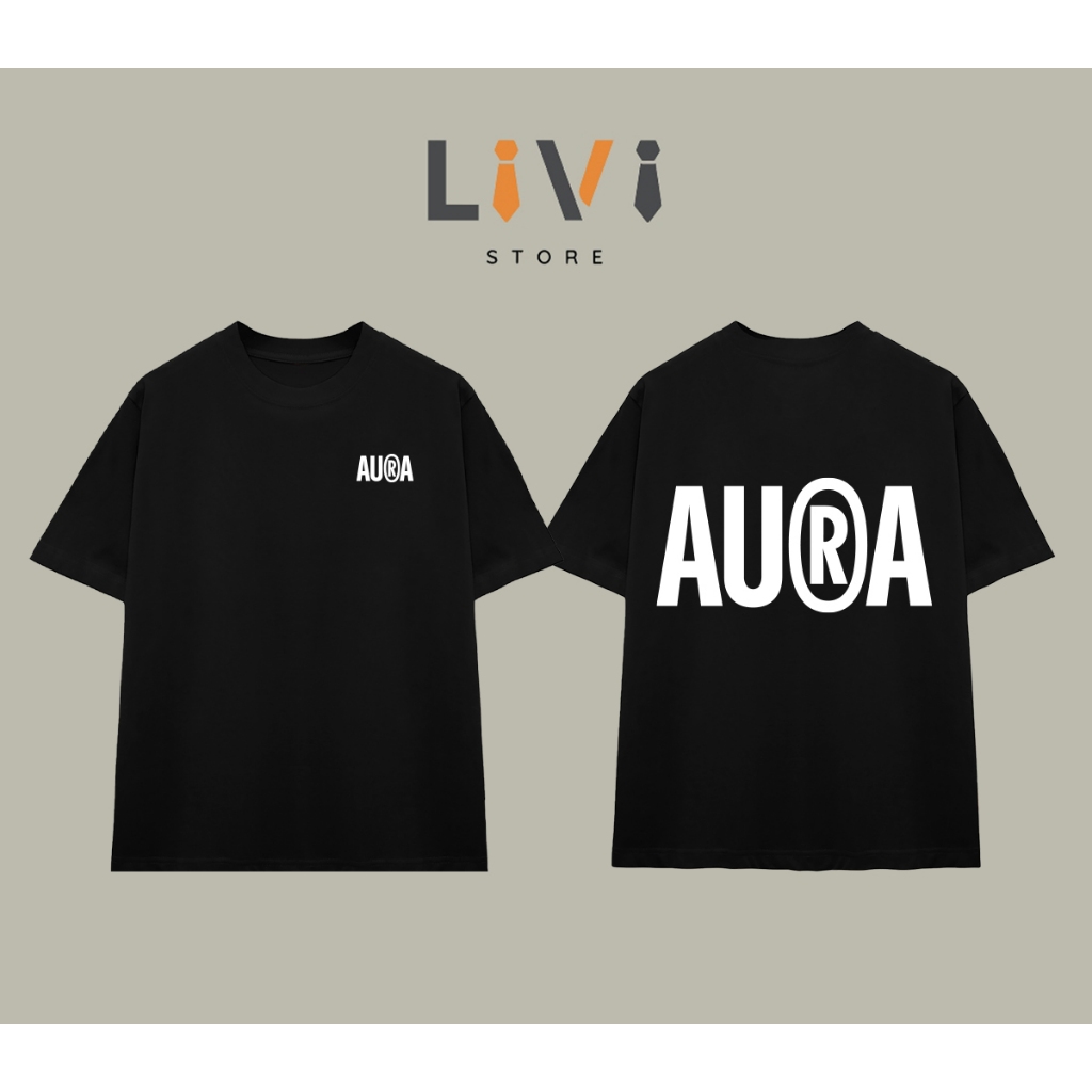 Áo Thun AURA Cotton Cao Cấp Form Rộng LIVI018 - LiVi Store