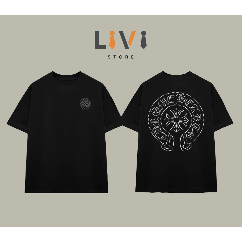 Áo Thun CH Diamond Cotton Cao Cấp Form Rộng LIVI021 - LiVi Store