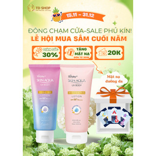  Sữa dưỡng thể chống nắng nâng tone Sunplay Whitening Tone up lotion SPF50+ 130g - TD Shop 