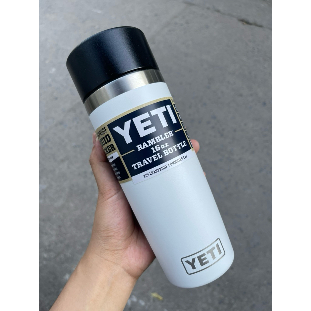 Bình giữ nhiệt Yeti 16oz Travel Bottle White (Authentic)