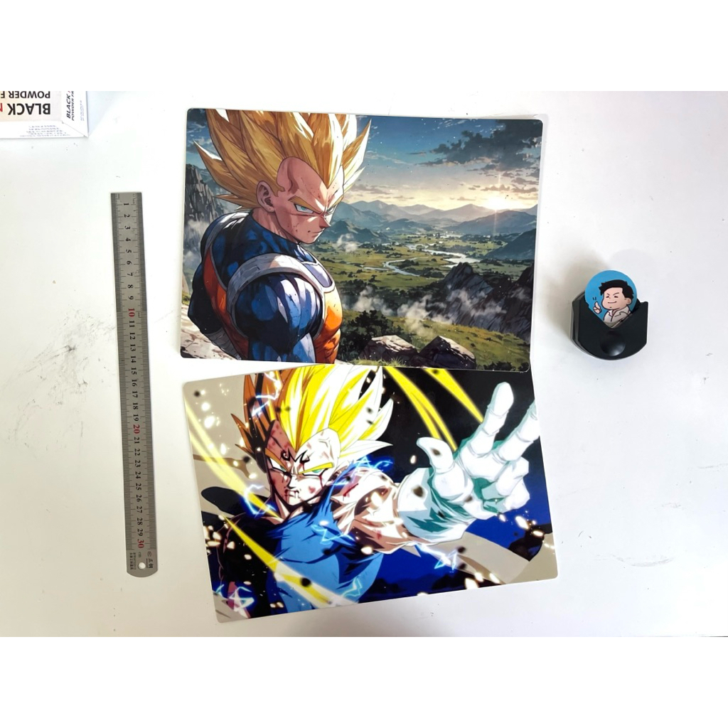Combo 2 ảnh Vegeta cực nét - Ivory cán bóng chất lượng cao (A4)